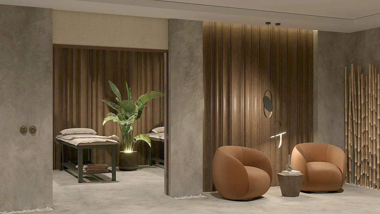 Royal International Spa interior in Guntur